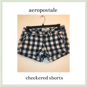 checkered shorts from Aeropostale